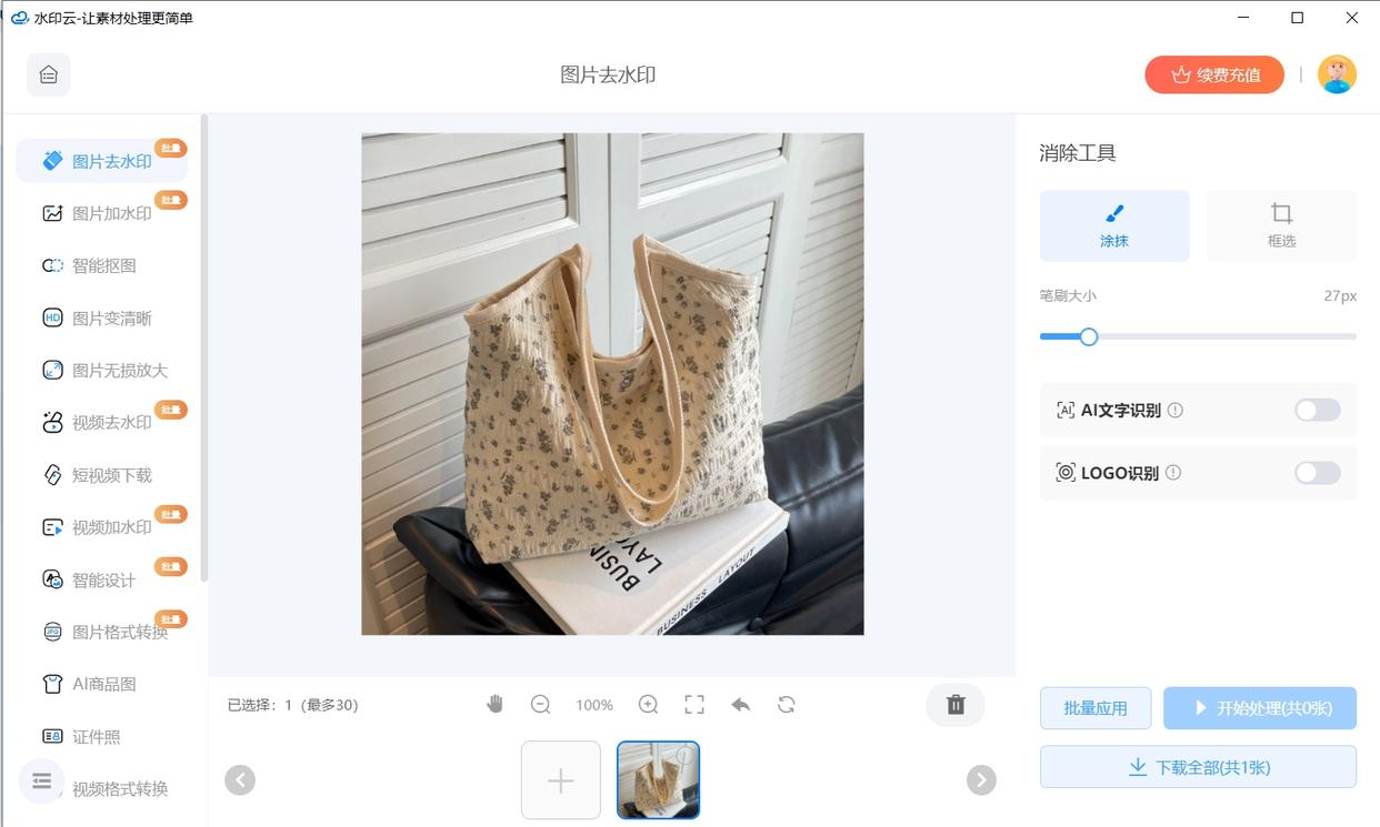 去除图片上的文字