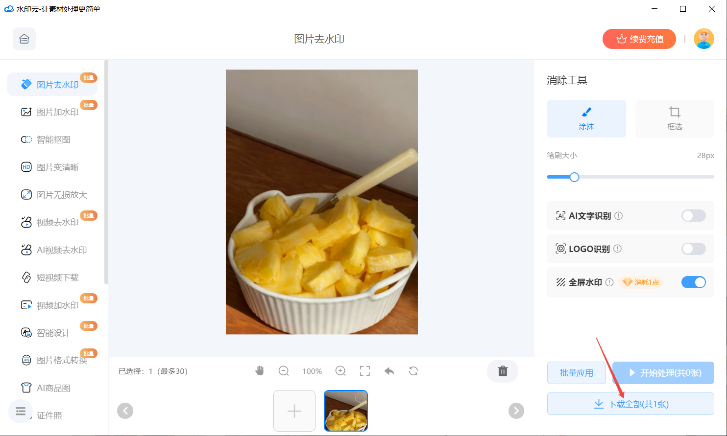 图片去水印工具