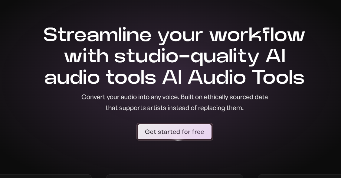 免费AI变声器软件推荐