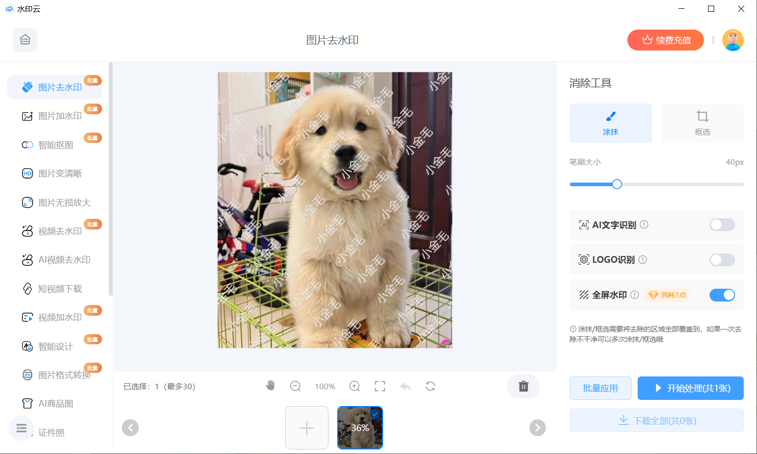 免费去水印工具TOP5盘点