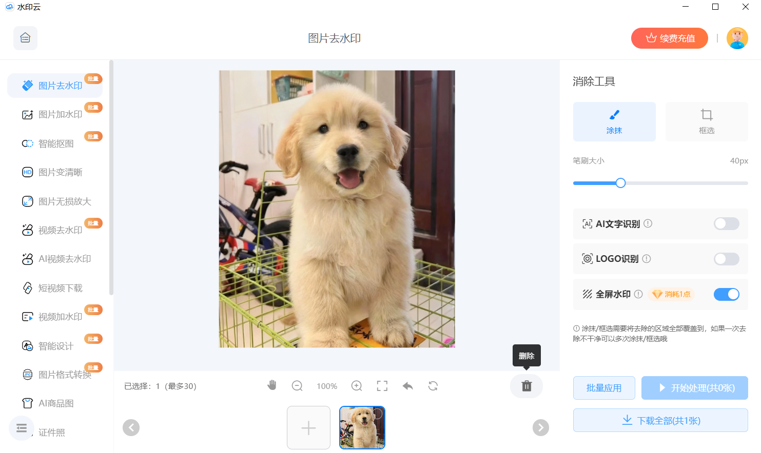 免费去水印工具TOP5盘点