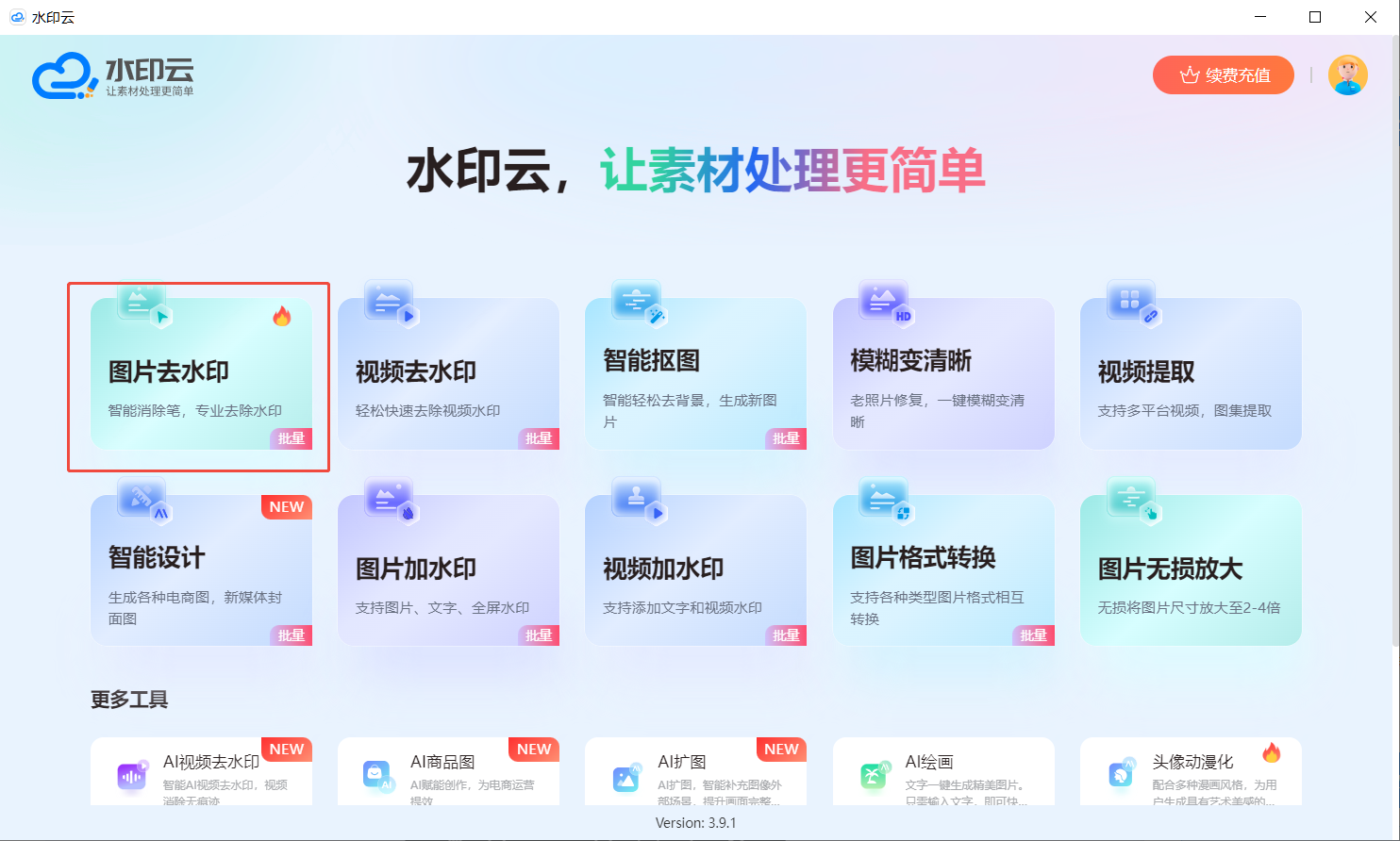 AI去水印软件合集 AI去水印软件合集
