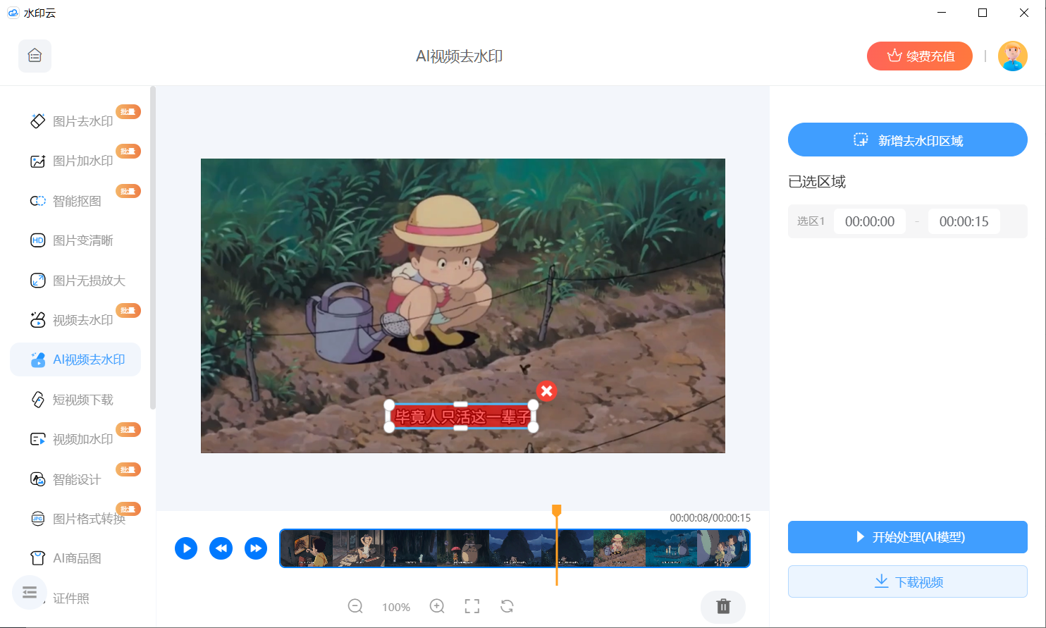 2026视频去水印软件推荐